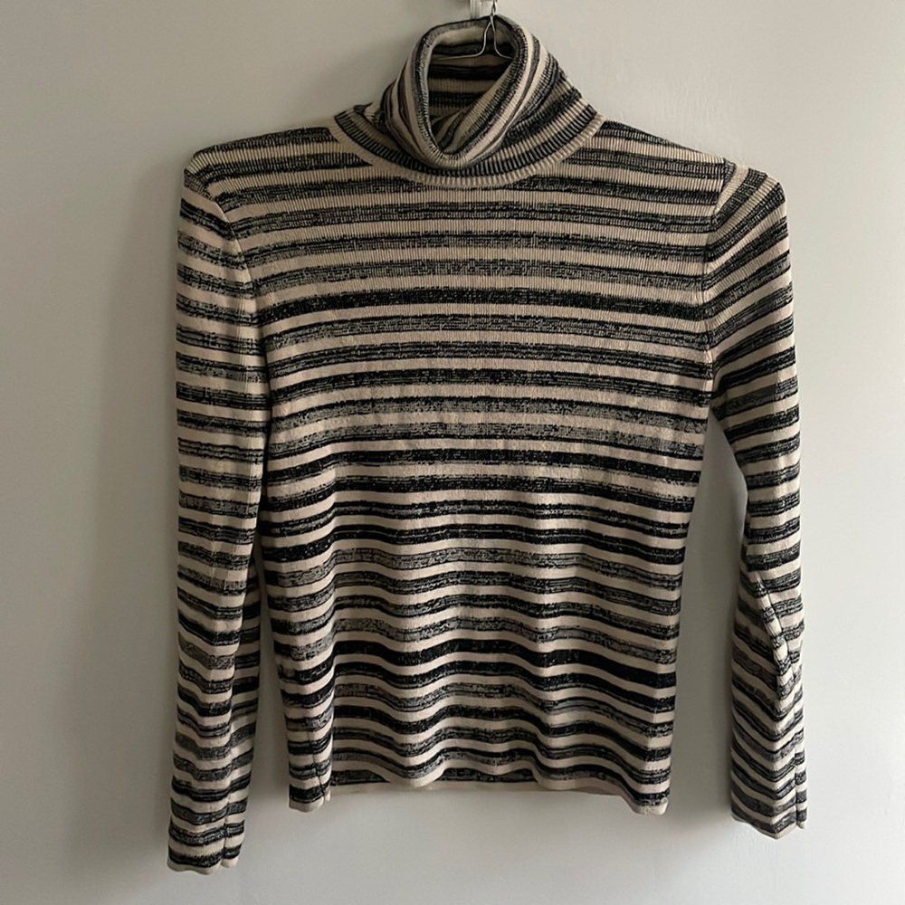 Whistles size US 2 striped turtleneck - 60% cotton